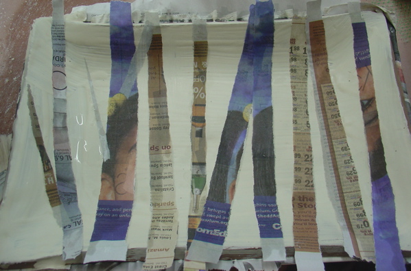 birches-strips-of-newspaper-laid-down-for-stencil
