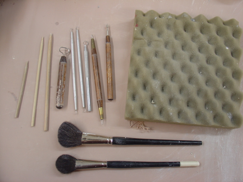 my basic sgraffito tools